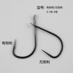 Hameçon à poisson barbelé Kanto taille 3.5 en acier à haute teneur en carbone pour la pêche à la carpe en mer et sur la plage, fabriqué en Chine - Product Image 3