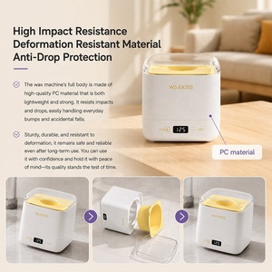 Chauffe-cire électrique portable 160 ml, directement de l'usine, avec écran numérique et protection contre la surchauffe pour l'épilation - Product Image 3