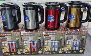 กาต้มน้ำ Hoffmans HM-2554 ขนาด 2.2 ลิตร พร้อมปลั๊ก EU แบบสองชั้น ป้องกันน้ำร้อนลวก ทำจากสแตนเลส สำหรับตลาดแอฟริกา อัพเกรดคุณภาพของคุณ - Product Image 5