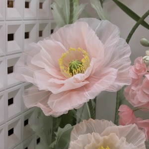 Large 3D <b>Artificial</b> <b>Flowers</b> Silk Organza Paper Floral Art for Mall Display Wedding Scene Handmade Decoration - Product Image 4