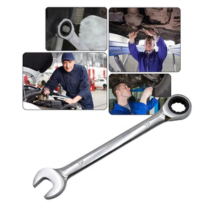 6-32mm Open Ring Ratchet Spanner Double Head CRV Steel <strong>Combination</strong> <strong>Wrench</strong> for Automotive Repair OEM Wholesale - Product Image 5