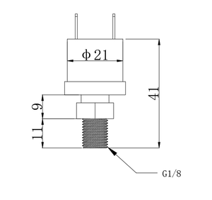 FPS‑2S สวิตช์แรงดันคงที่ 0.02‑4.5Mpa SPDT R1/8 เกลียวภายนอก ตัวเรือนสแตนเลส‑30~65 ℃   สายไฟ 18AWG สำหรับส่งออก - Product Image 6