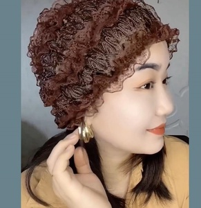 Sombrero elegante con forro de doble capa, para uso nocturno, con encaje, transpirable, ecológico, adecuado para todas las estaciones - Product Image 1