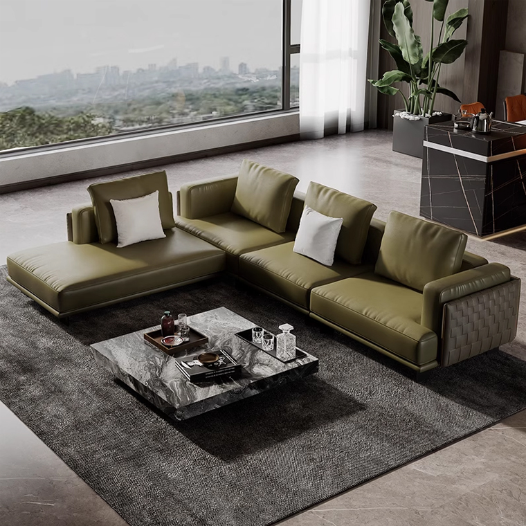 blue living room furniture set