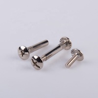 Vis Chicago sur mesure, tête plate, embout hexagonal, Nylok anti-desserrage, acier au carbone, fabrication directe, CE RoHS ISO9001