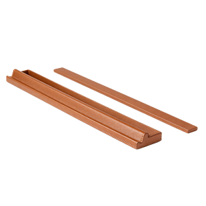 Support de Mahjong 20 pouces en cuir PU avec support de tuiles en bois et poussoir magnétique amovible – Fabrication OEM/ODM pour usine de Mahjong - Product Image 2