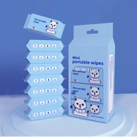 Toallitas Húmedas para Bebé, Tamaño Viaje, Suaves, Hipoalergénicas, Sin Alcohol, Paquete Compacto, Cuidado Infantil, Proveedor OEM con Logotipo Personalizado