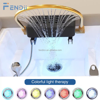 Meubles de salon, lit de lavage de cheveux multifonctionnel de luxe, lit de spa pour la tête, lit de shampooing avec spa pour les pieds