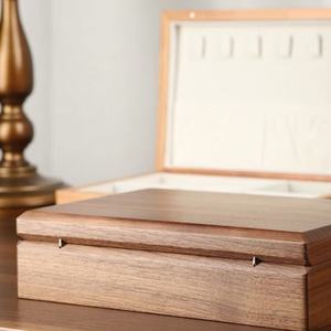 Küçük katı ahşap saklama kutusu antika denizcilik tarzı takı hediye paketleme oyma parlatma tekniği ile DIY hediye için - Product Image 3