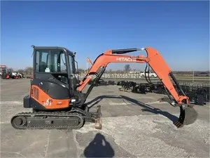 Mini-excavatrice d'occasion 3,5 tonnes, petite Hitachi Zx35, bon état, excavatrice sur chenilles d'occasion HITACHI ZX35U à vendre - Product Image 3
