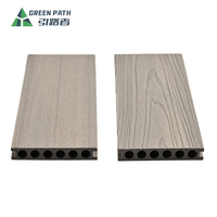 Terrasse en WPC de haute qualité, grain de bois 3D, imperméable, durable, pour piscine, jardin, terrasse composite