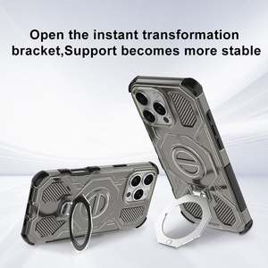 Coque robuste anti-chute pour <span class=keywords><strong>iPhone</strong></span> 17 Pro Max, étui magnétique robuste pour <span class=keywords><strong>iPhone</strong></span> 16 15 14 <span class=keywords><strong>13</strong></span> Pro, protection intégrale avec béquille, coque blindée - Product Image 4