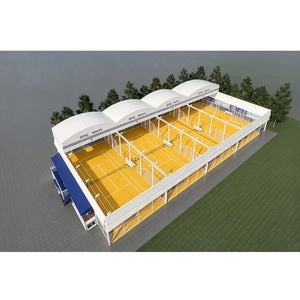 Techo retráctil eléctrico del campo deportivo, techo corredizo de la estructura de acero del estadio para cancha de tenis - Product Image 5