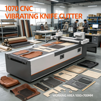 Machine de découpe CNC automatique Dake pour tapis, intérieur de voiture, cuir, couteaux rotatifs/oscillants, certifiée CE, garantie 2 ans, caméra