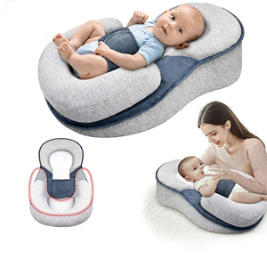 Almohada <span class=keywords><strong>de</strong></span> Alimentación Inclinada Antirreflujo y Antiderrames para Bebés, Multifuncional, <span class=keywords><strong>de</strong></span> Forma Ovalada, para Recién Nacidos - Product Image 1