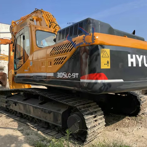 Excavatrice Hyundai 305LC-9 d'occasion de haute qualité, capacité de 30 tonnes, bon état, matériel de construction, modèle 2024, moteur Cummins - Product Image 1