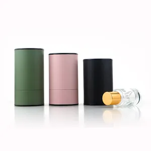 Fabrieksprijs Ronde Spray Glazen Parfumfles Custom Box Leeg Met Eva Houder Voor Cosmetische Verpakking Met Doos
