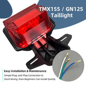 Feu arrière, clignotant et feu stop pour moto Suzuki GN125 TMX155 - Product Image 4