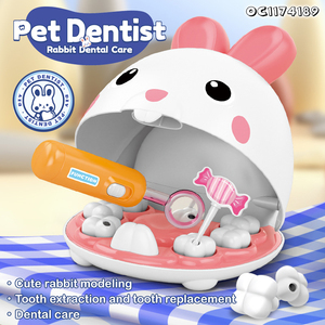 23pcs Pretend Play Cute Pet Rabbit Baby Doctor Dentist Set Toys Game for Kids - Product Image 2