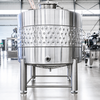 Cuve de Fermentation Conique Mini 200L 300L en SUS304 Qualité Alimentaire à Double Enveloppe pour Bière et Vin