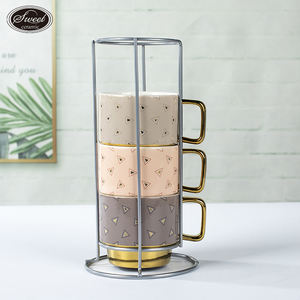 Taza <span class=keywords><strong>de</strong></span> la abuela <span class=keywords><strong>de</strong></span> cerámica personalizable tazas <span class=keywords><strong>de</strong></span> café <span class=keywords><strong>de</strong></span> cerámica apilable regalo <span class=keywords><strong>de</strong></span> mamá <span class=keywords><strong>de</strong></span> San Valentín regalos <span class=keywords><strong>de</strong></span> porcelana <span class=keywords><strong>de</strong></span> negocios taza con estante - Product Image 3