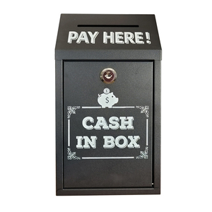 आधुनिक रेशम स्क्रीन के साथ उच्च गुणवत्ता वाले स्टील कैश बॉक्स के साथ उच्च गुणवत्ता वाले स्टील कैश बॉक्स - Product Image 1