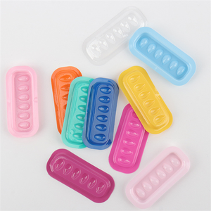 Nuovo stile usa e getta PVC ciglia supporto Pallet vassoio per extension ciglia colorato colla strumenti integratori - Product Image 1