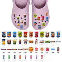 Nouvelle série Wanker : Accessoires DIY en caoutchouc souple, boucles pour chaussures à trous de styles variés, bijoux, ornements et décorations de chaussures en strass