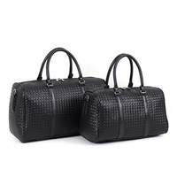 Sac de Voyage Cabas Imperméable en Cuir, Grand Sac Polochon Mixte pour Hommes et Femmes, Sac de Week-End