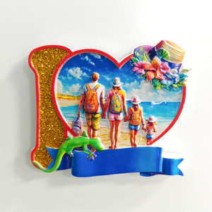 Tùy Chỉnh Vẽ Tay 3D Polyresin Rùa Trẻ Em Hiện Đại Của Thiết Kế Cho Tủ Lạnh Nam Châm Cho Trang Trí Nội Thất Động Vật Thư Phong Cách - Product Image 4