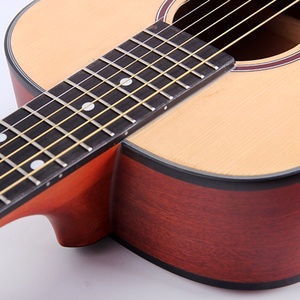 Profession eller Hersteller <span class=keywords><strong>34</strong></span> Zoll Mini Travel E-Akustik-Bassgitarre mit Spruce Top Sapele Seite und Rücken matt - Product Image 5