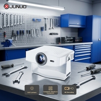 Projecteur LED J500 500 Lumens ANSI 1080P Prêt pour 4K Android 14 Mise au Point Automatique Stéréo HIFI Portable Home Cinéma 1 Go/8 Go