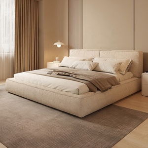 <span class=keywords><strong>Letto</strong></span> in Tessuto Serie Eclettica Tofu Block, Stile Moderno e Semplice, Imbottito a Pavimento, Misura Matrimoniale per Camera da <span class=keywords><strong>Letto</strong></span> - Product Image 2