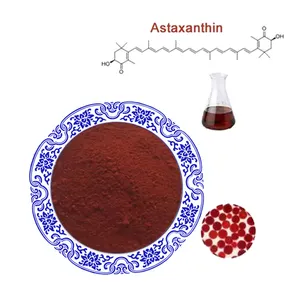 Venta al por mayor precio a granel natural astaxantina Pluvialis extracto 1kg 5% 10% polvo de astaxantina