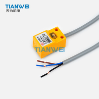 Capteur de proximité inductif carré TPC PROSENSOR JD-1705E1-20M 5 mm NPN NO Câble long de 20 m IP67 10-30 VDC