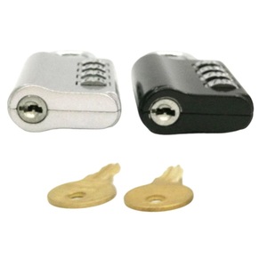 <span class=keywords><strong>Cadenas</strong></span> <span class=keywords><strong>à</strong></span> combinaison en alliage de zinc 609, 4 chiffres, avec clé maîtresse, noir/argent, double usage, pour salle de sport, portail, bagages de voyage, vente en gros - Product Image 5