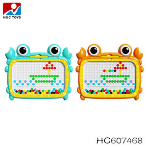 漫画カニ磁気ペン60ビーズDIYプラスチック迷路絵画ボード5-7歳の子供のための創造的な教育描画おもちゃ - Product Image 4