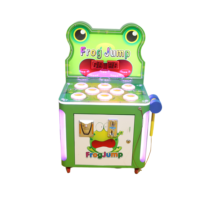 Machine de jeu d'arcade Whack-a-Frog à monnayeur pour enfants, jeu de frappe au marteau à récompense, pour centre de divertissement intérieur