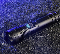 Lampe de poche à lumière forte LED Lampe torche tactique rechargeable par USB Lampe haute puissance 1000m Lanterne lumineuse Camping en plein air