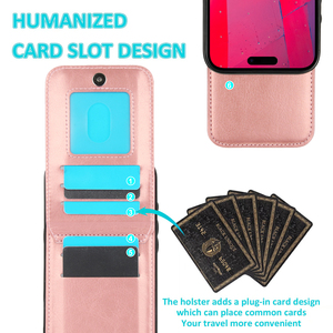 TPU Kartlıklı Manyetik Çapraz Askılı Cüzdan Kılıf Telefon Kılıfı iPhone 18ProMax 17/16/15 Pro Max Çok Fonksiyonlu Stand Kaymaz - Product Image 3