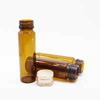 Bouteille en verre ambré de 20ml, 30ml, 50ml, 100ml pour sirop oral, avec bouchon en aluminium doré, pour compléments de collagène et enzymes, vente en gros