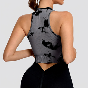 Ensemble de yoga pour femme, extensible dans quatre directions, sans bretelles, taille haute, coupe-vent, en spandex, longueur intégrale, fitness, uni, léger et respirant - Product Image 1