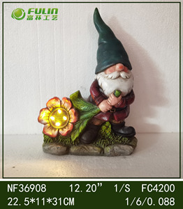 Estatua <span class=keywords><strong>de</strong></span> Gnomo <span class=keywords><strong>de</strong></span> Jardín <span class=keywords><strong>de</strong></span> Resina Solar <span class=keywords><strong>de</strong></span> 12.2 Pulgadas con <span class=keywords><strong>Linterna</strong></span> <span class=keywords><strong>de</strong></span> Girasol para Decoración <span class=keywords><strong>de</strong></span> Patio Exterior - Product Image 6