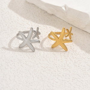 Tobillera de Cobre para Mujer, Estilo Europeo Americano, con Incrustaciones Geométricas de Perlas Preciosas y Estrellas de Mar, Estilo Playa, Superventas Transfronterizo - Product Image 4