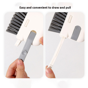 Cepillo de limpieza doméstico desmontable tres en uno PP para ranura de ventana, azulejo de suelo de baño, costura, estufa de <span class=keywords><strong>cocina</strong></span>, esquina muerta, Coche - Product Image 4