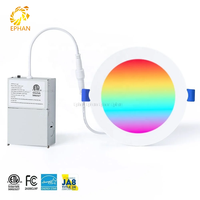 5002327 FCC Smart RGB Sin Parpadeo WiFi Smart RGBW Panel de Luz Can-Killer Downlight Canless WIFI LED Focos Empotrados 4 6 Pulgadas