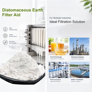 Zellulose-Filterhilfsmittel Mineralien Flussmittel Kalzinierter Diatomeenerde Pulver Celite 25KG Beutel <span class=keywords><strong>Kieselgur</strong></span> XUYANG SiO2 - Product Image 2