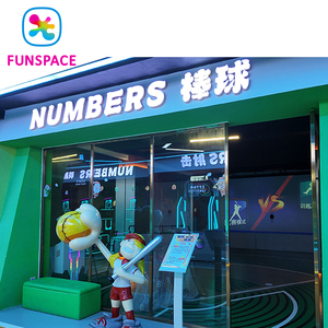 Funspace Simulador <span class=keywords><strong>de</strong></span> Béisbol Interactivo para Entrenamiento en Interiores, Simulación <span class=keywords><strong>de</strong></span> Bateo y Lanzamiento - Product Image 4