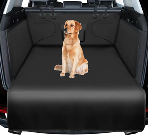 Housse de siège de <span class=keywords><strong>coffre</strong></span> de <span class=keywords><strong>voiture</strong></span> pour animaux de compagnie imperméable et résistante à la saleté, matériau Oxford épaissi, housse de siège arrière solide pour chats chiens, artefact de voyage - Product Image 2