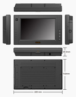 Lilliput-Terminal de datos móvil IP64, tableta industrial resistente para gestión de flotas, 7 ", IP64, con RS232/RS485 LAN/CANBUS/GPS